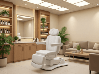 Косметологическое кресло Mizomed Morley с электроприводом, 3 мотора