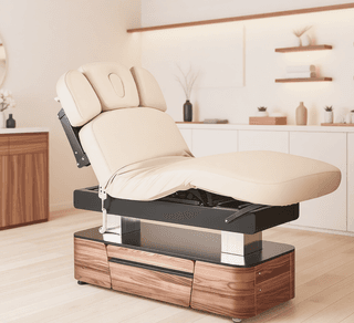 Электрический стационарный массажный стол Mizomed Lynn-Heaven Salon с электроприводом мокко