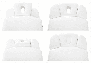 Электрический стационарный массажный стол Mizomed NESS-C Salon-Walnut с электроприводом белый