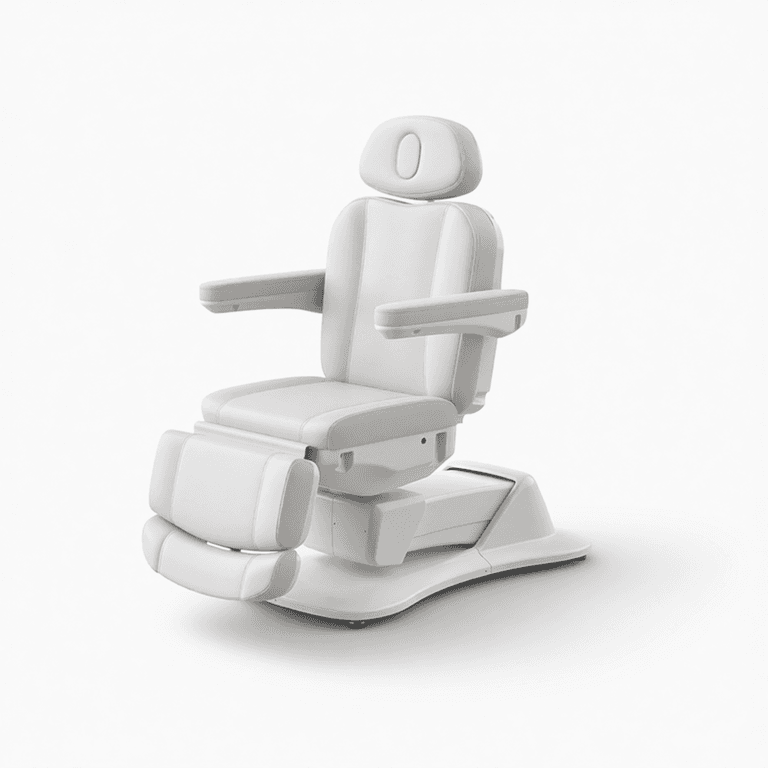 Стол массажный электрический Mizomed Morley с электроприводом, 4 мотора, белый