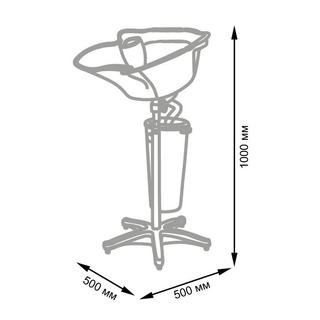Парикмахерская мойка МД-133