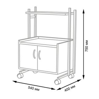 Косметологическая тележка МД-108
