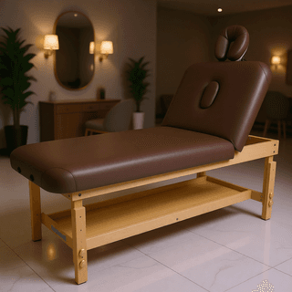 Массажный стационарный стол Mizomed Stationary Pro 2, кофе