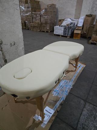 УЦЕНКА, Массажный складной стол Mizomed Premium Oval 2 крем