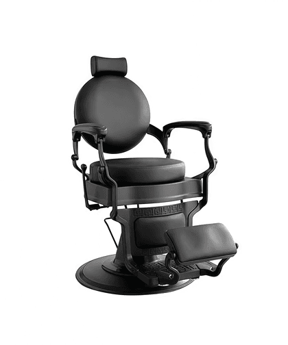 Кресло для барбершопа VIP03 SHOR BLACK BLACK