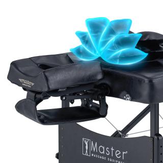 Массажный стол складной Master Monaco Airwave, с воздушным массажем, черный