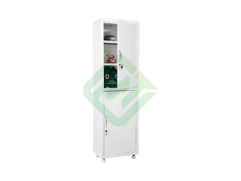 Шкаф медицинский металлический Промет МД 1 1650/SS