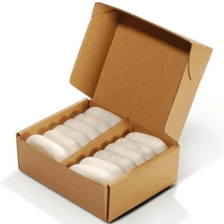 Набор массажных камней для стоун терапии из мрамора Mizomed HML12 (7,5х5,5x1,5 cм, 12 шт.)