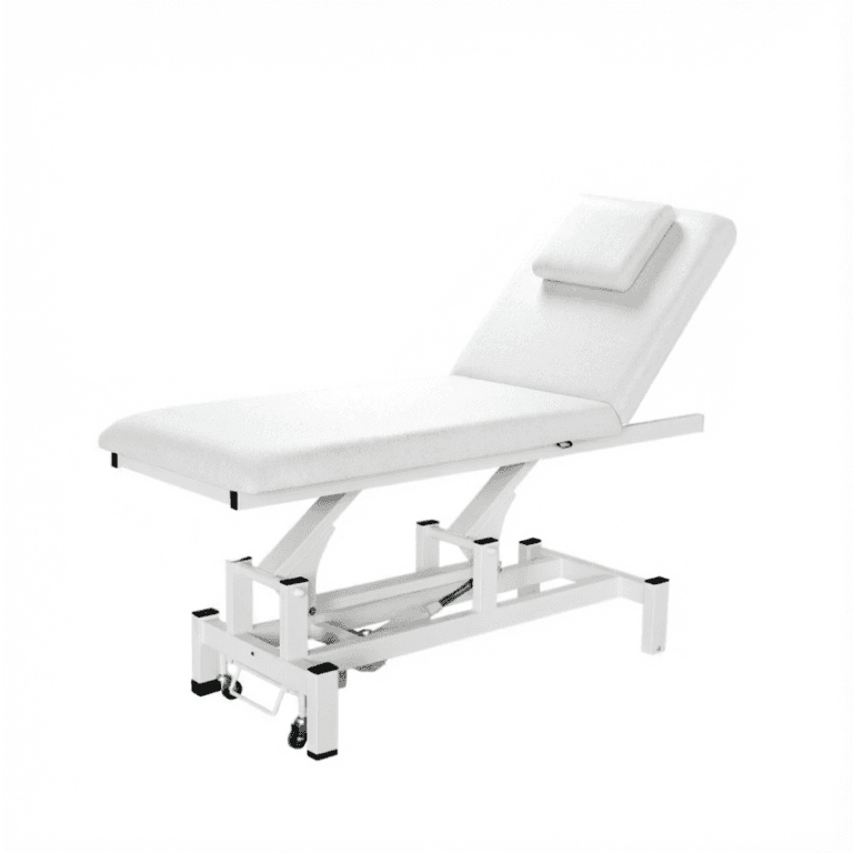 Стол массажный электрический SilverFox МК 01 Vital белый