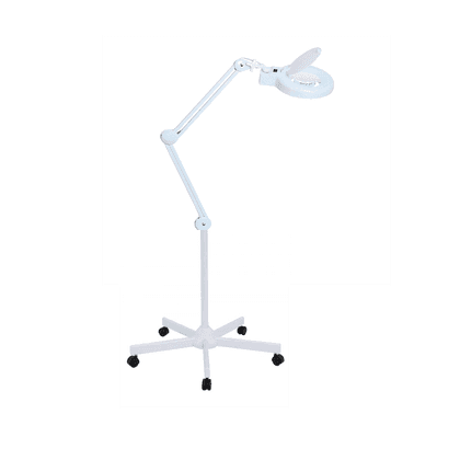 Лампа лупа Med-Mos 9001LED (9001LED) бестеневая, на штативе (FS2), с РУ, 60 светодиодов