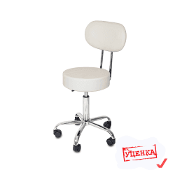УЦЕНКА, Стул мастера Mizomed Smart + на колесиках, со спинкой