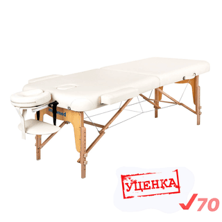 УЦЕНКА. Массажный стол складной Mizomed Premium Pro 2 XL (80см) кремовый