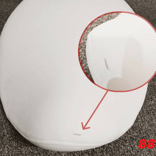 УЦЕНКА, Стул-седло для мастера Mizomed MZ 1025A на колесиках, со спинкой белый