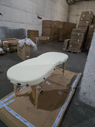 УЦЕНКА, Массажный складной стол Mizomed Premium Oval 2 крем
