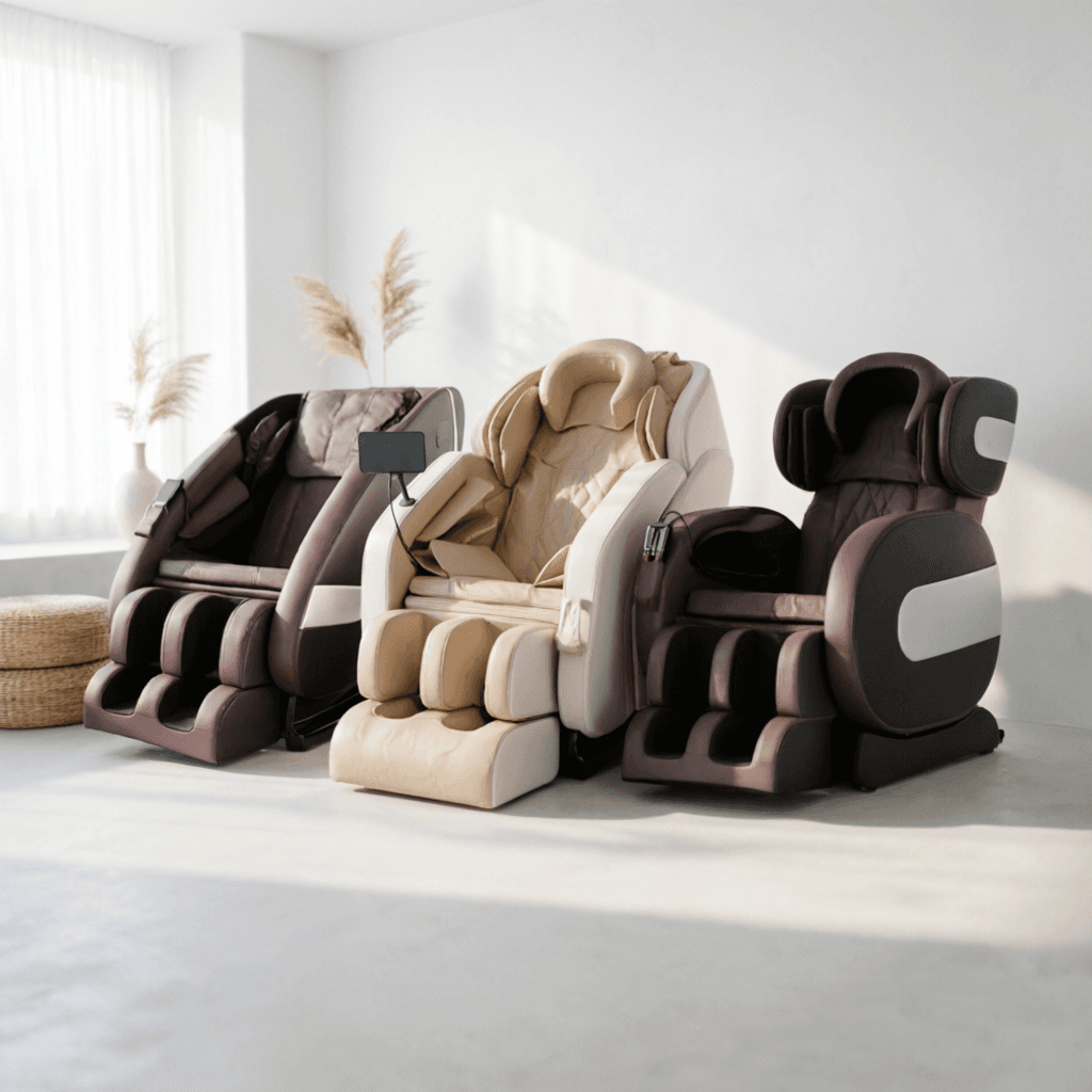 Массажные кресла: ключевые характеристики и основные отличия