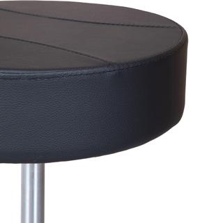 УЦЕНКА, Стул мастера Mizomed Smart + на колесиках, со спинкой Чёрный