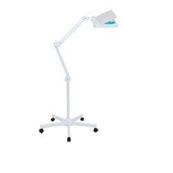 Лампа лупа Med-Mos 9002LED (9008LED-D-189) бестеневая, на штативе (FS2), с РУ, П-образная, на 84 светодиода