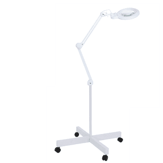 Лампа лупа Med-Mos 9006LED (9006LED-D-150) бестеневая, на штативе (FS1), со съёмной линзой и РУ 
