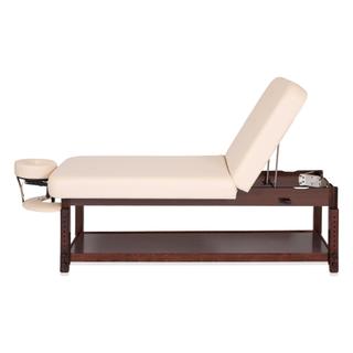 Выставочный массажный стол стационарный Mizomed Classic-Tilt SCT3M32 широкий (82 см) бежевый