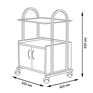 Косметологическая тележка МД-103