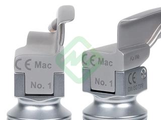 Клинок ларингоскопа KaWe Macintosh (Макинтош) №2, лампочный