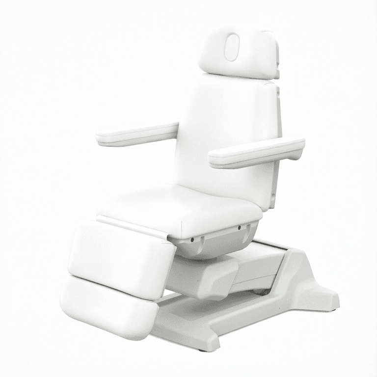 Косметологическое кресло Mizomed Otto с электроприводом, 3 мотора белый