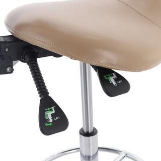 Стул для мастеров ММ-446 (V-01) кофе с молоком