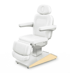 Косметологическое кресло Mizomed Parker с электроприводом, 4 мотора белый