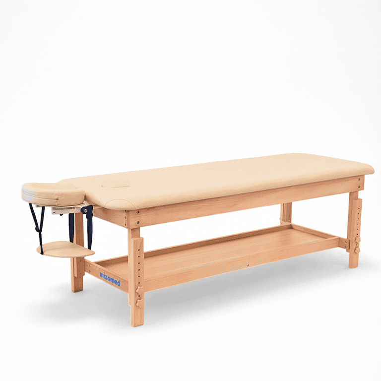 Массажный стол стационарный Mizomed EasyLine-Flat, бежевый