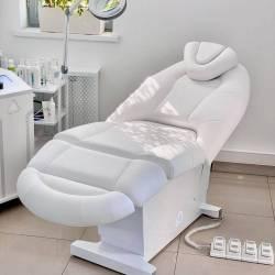 Электрическое косметологическое кресло "Прайм" с РУ, 1 мотор, Бежевый, Пульт