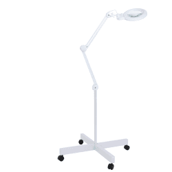 Лампа лупа Med-Mos 9006LED (9006LED-D-150) бестеневая, на штативе (FS1), со съёмной линзой и РУ 