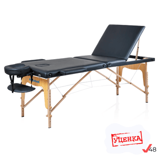 УЦЕНКА, Массажный стол складной Mizomed Standart 3, черный /48