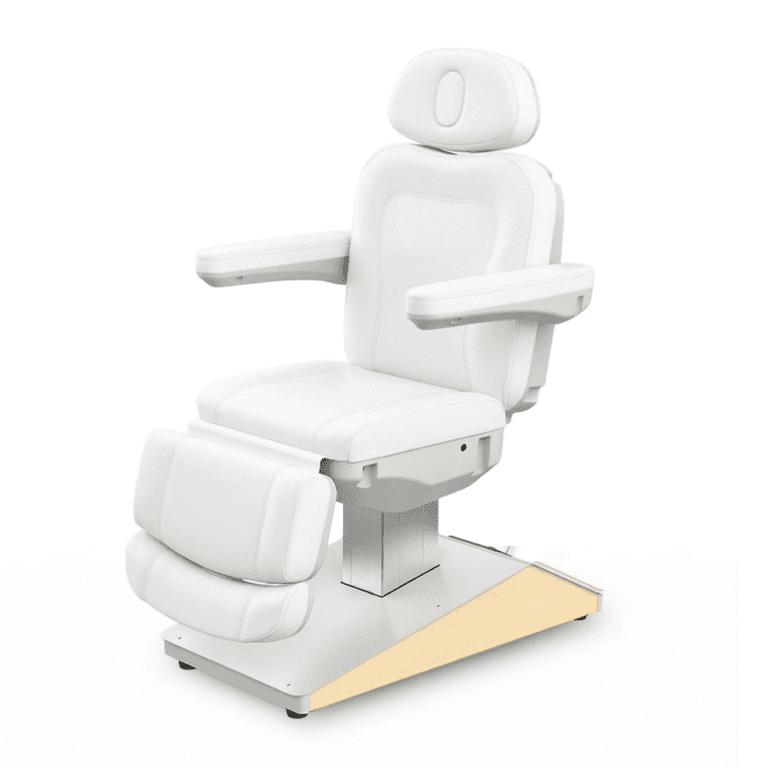 Косметологическое кресло Mizomed Parker с электроприводом, 4 мотора белый