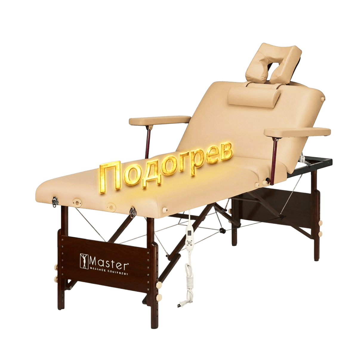 Массажный стол складной Master Del Ray Salon TT, бежевый