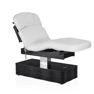 Электрический стационарный массажный стол Mizomed NESS-C Salon-Walnut с электроприводом белый