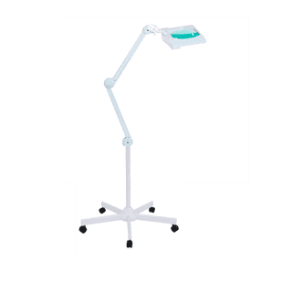 Лампа лупа Med-Mos 9002LED (9002LED-D) бестеневая, на штативе (FS2), с РУ, П-образная, увеличенная площадь обзора