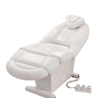 Электрическое косметологическое кресло "Прайм" с РУ, 1 мотор, Бежевый, Пульт