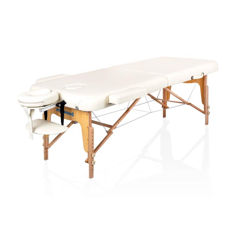 Стол массажный медицинский Mizomed Premium Pro 2 XL (80см), кремовый