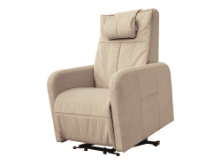 Кресло-реклайнер электрический с подъемом и массажем FUJIMO LIFT Compact F3005 FLFK Ваниль (Sakura 4)
