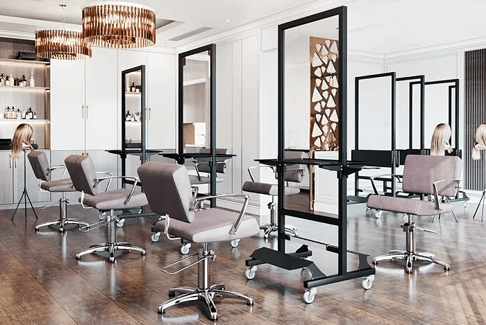 Виды парикмахерских зеркал