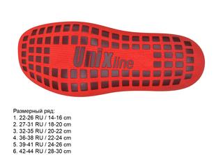 Носки противоскользящие UNIX Line для батута (42-44 RU / 28-30 cm)