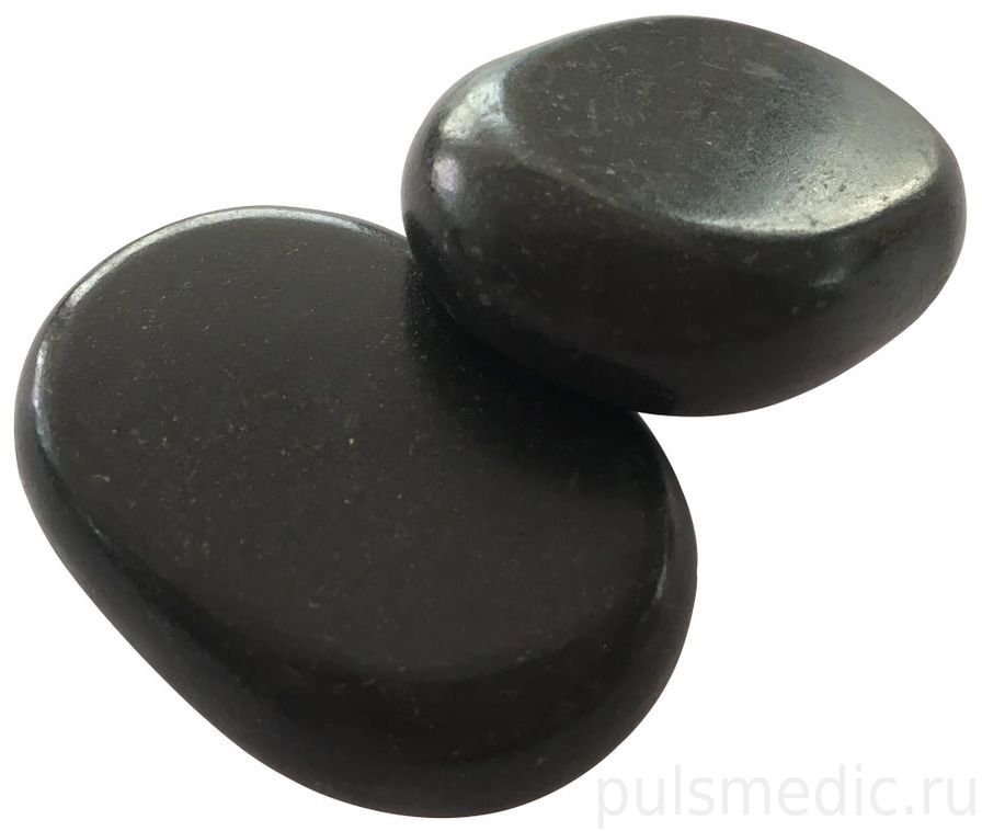 Набор массажных камней из базальта №23 (4 шт.) 9х6х2,5 см - 3 