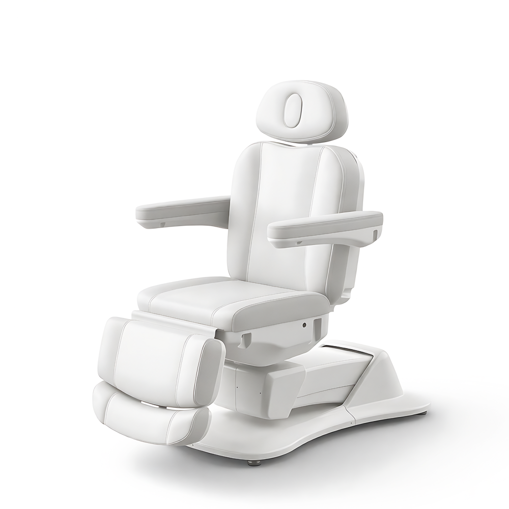 Косметологическое кресло Mizomed Morley с электроприводом, 4 мотора, белый