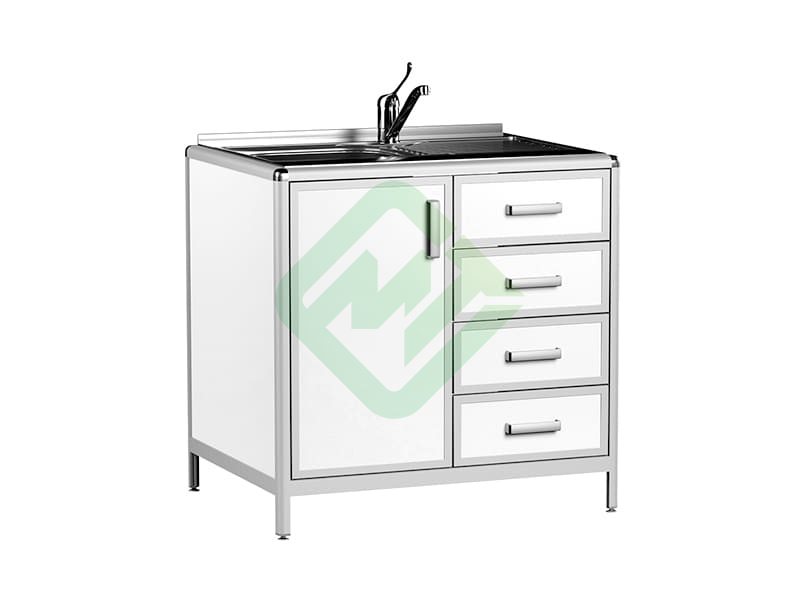 Стол лабораторный с мойкой АСК СЛМ.02.01 Оптима