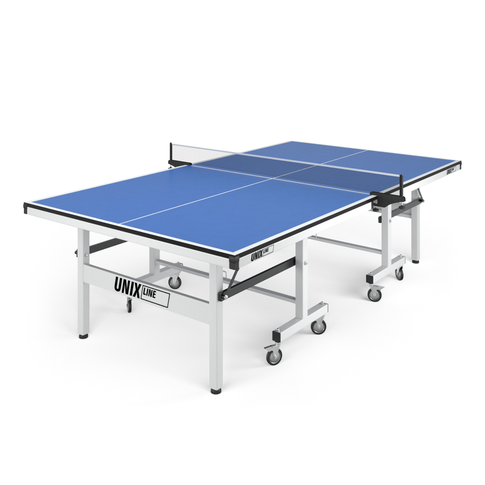 Профессиональный теннисный стол UNIX Line 25 mm MDF (Blue) - 2 