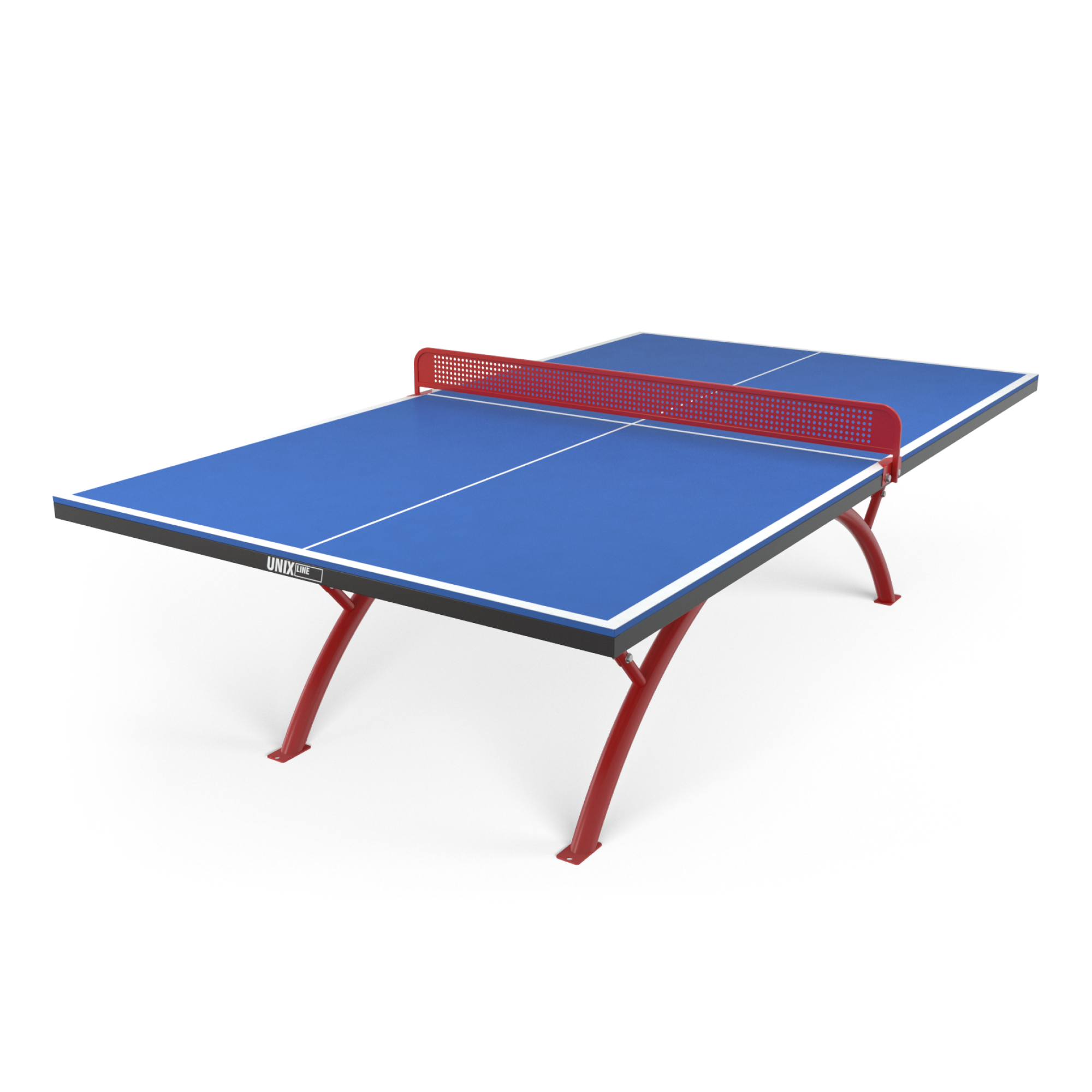 Антивандальный теннисный стол UNIX Line 14 mm SMC (Blue/Red) - 1 