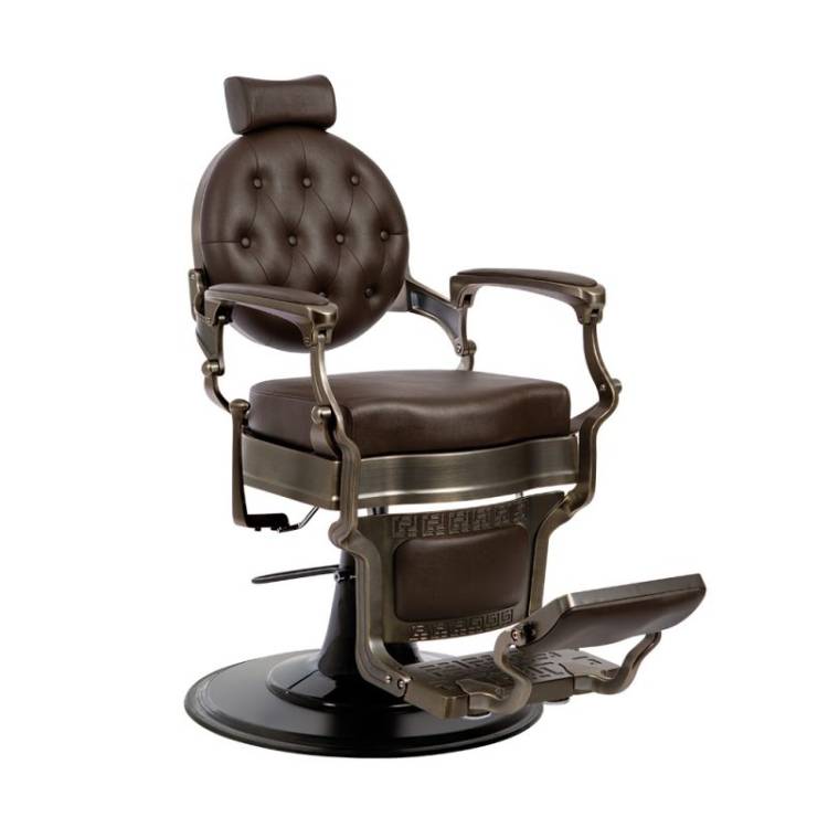 Кресло парикмахерское мужское BUZZ Bronze Brown VIP02 - 1 