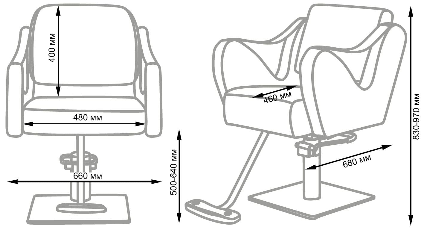 Парикмахерское кресло МД-365 - 8 
