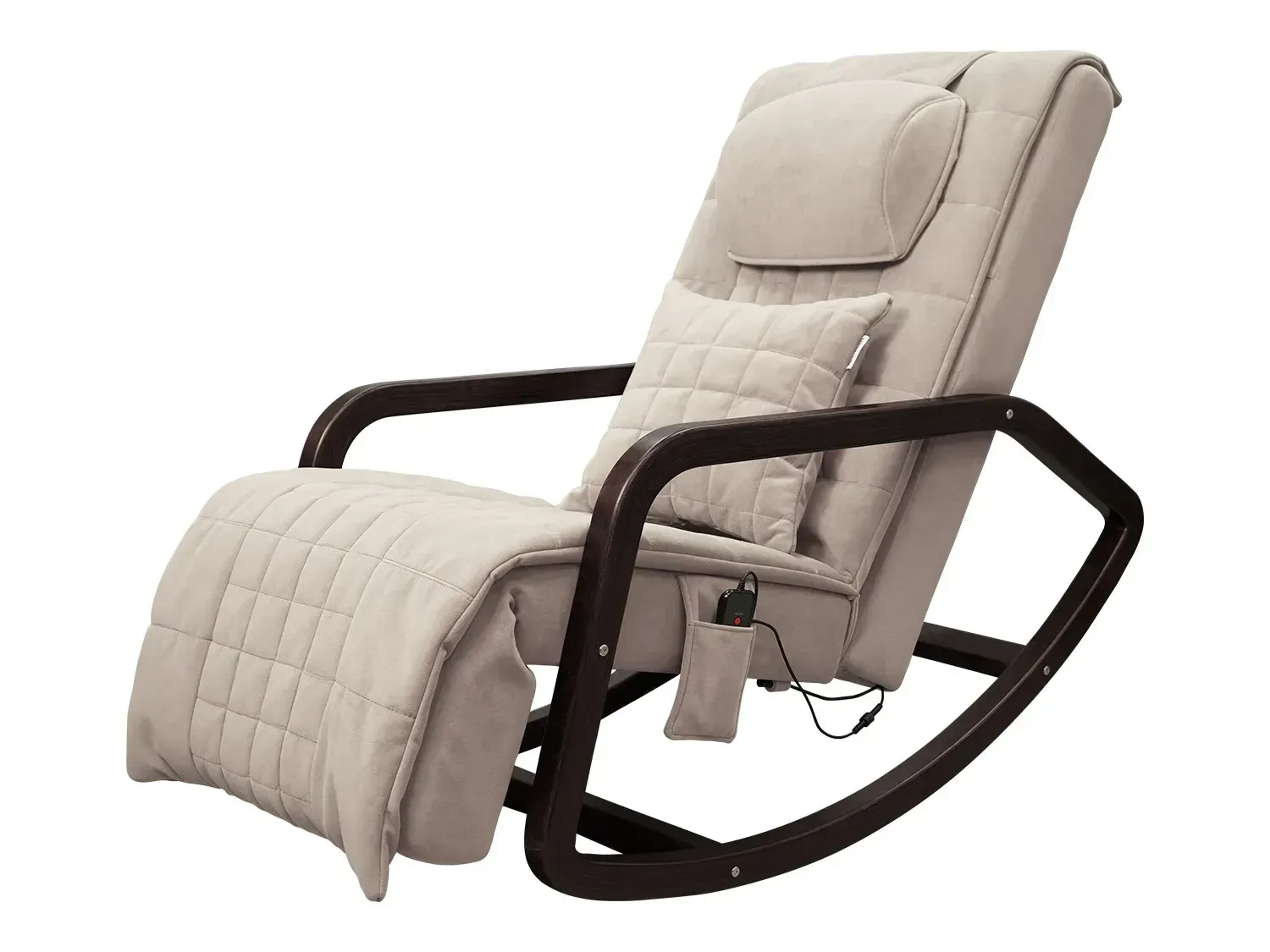 Массажное кресло качалка FUJIMO SOHO Plus F2009 Бежевый (TONY12) - 6 