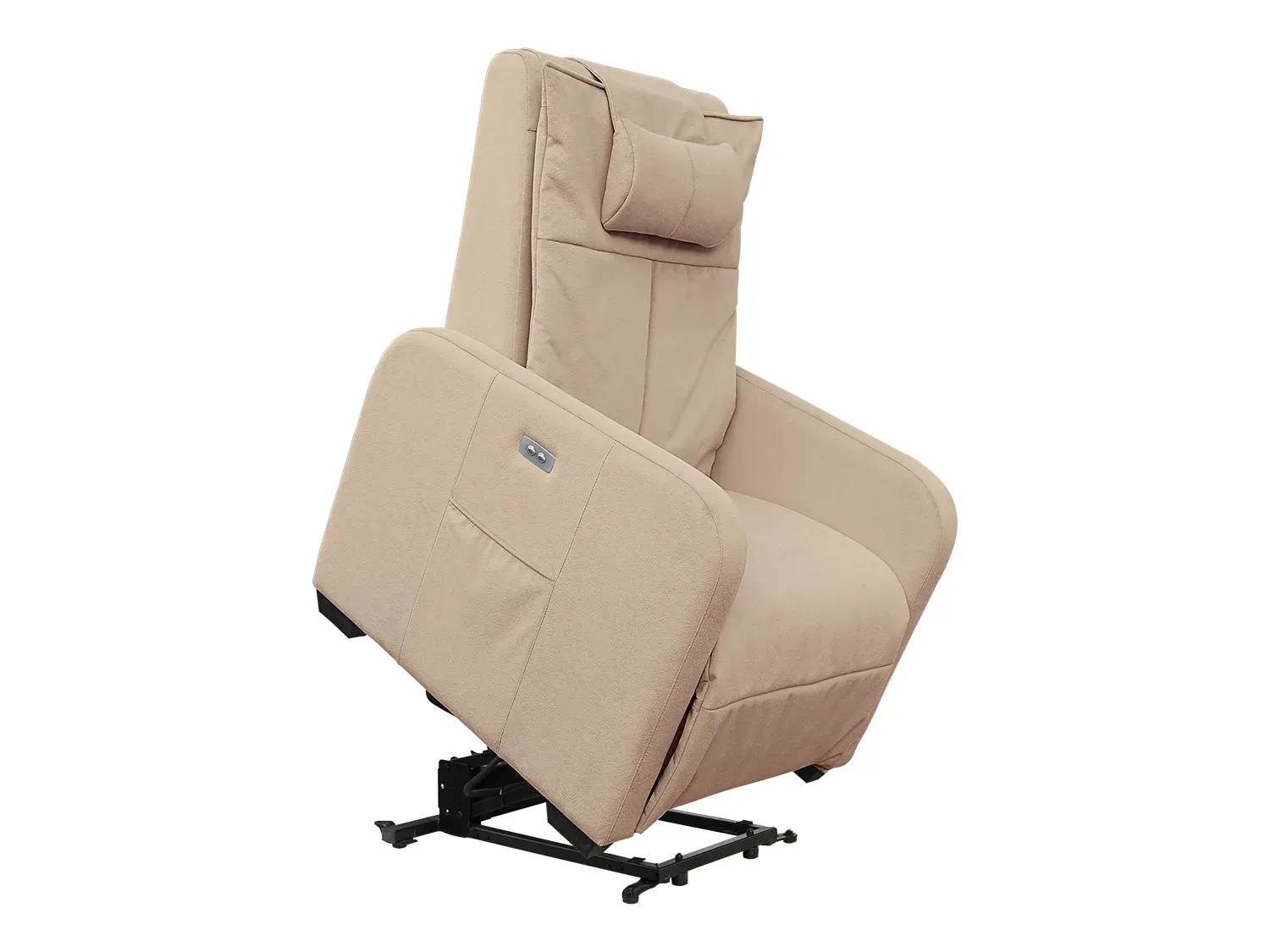 Кресло-реклайнер электрический с подъемом и массажем FUJIMO LIFT CHAIR F3005 FLFL Ваниль (Sakura 4) - 12 